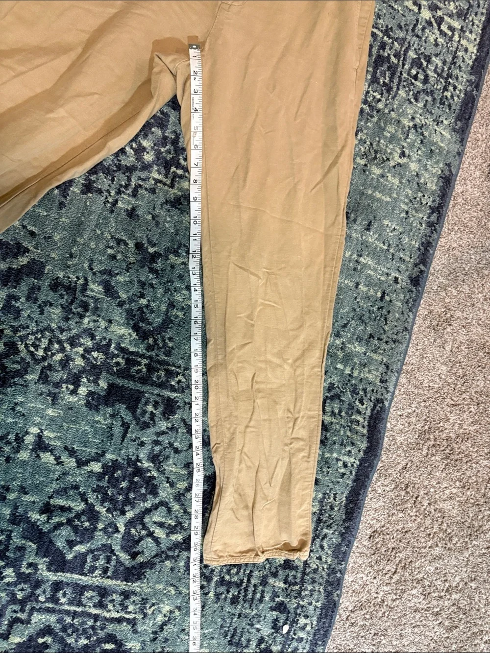 Bloomingdale's Men's Khaki Cotton Chinos - Beige